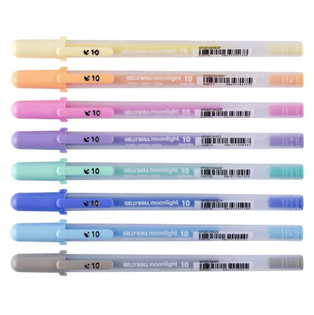 Sakura Zestaw długopisów żelowych Gelly Roll Moonlight - - 8 szt. > Długopisy Żelowe|Markery, Brushpeny I Pisaki