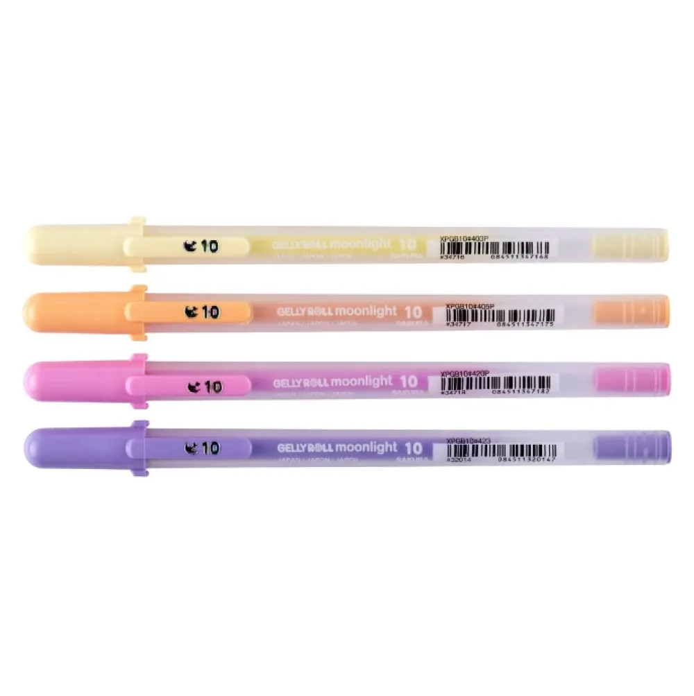 Sakura Zestaw długopisów żelowych Gelly Roll Moonlight - - 4 szt. > Długopisy Żelowe|Markery, Brushpeny I Pisaki