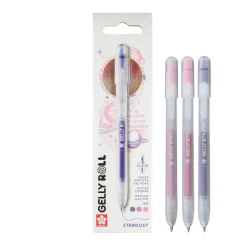 Sakura Zestaw długopisów żelowych Gelly Roll Stardust 3B - - 0,45 mm, 3 szt. > Długopisy Żelowe|Markery, Brushpeny I Pisaki