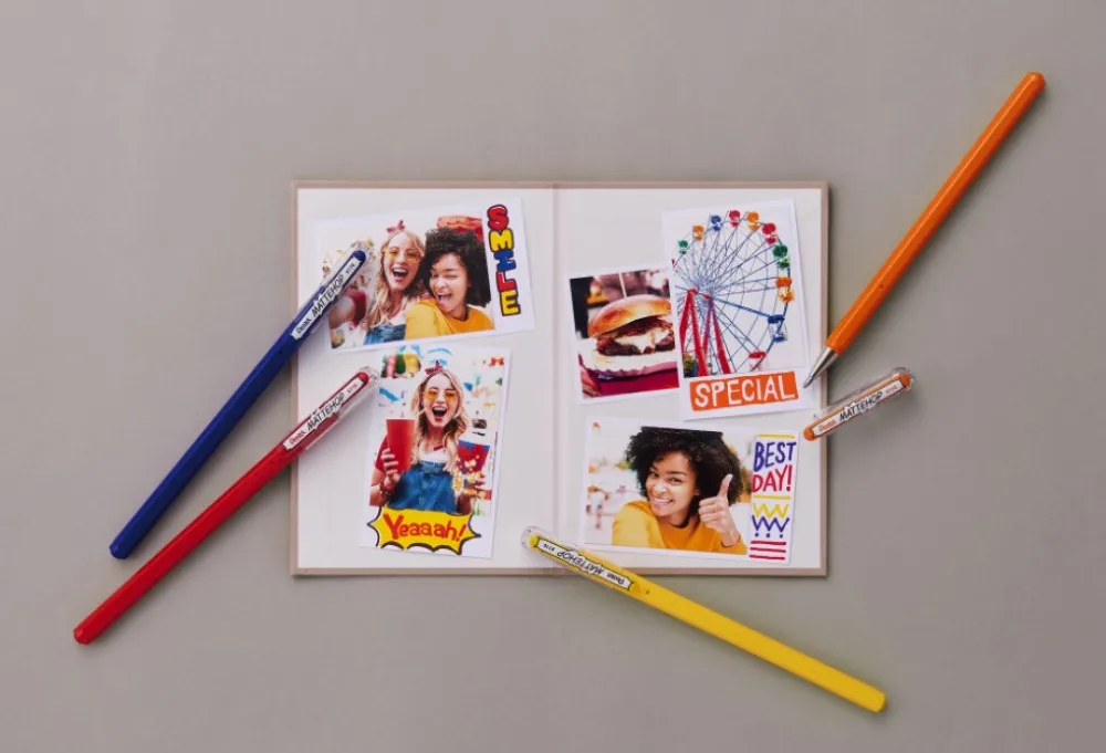 Pentel Zestaw długopisów żelowych Mattehop - - 4 kolory
