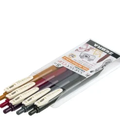 Zebra Zestaw długopisów żelowych Sarasa Clip Vintage - - Light Colors 5 szt. > Długopisy Żelowe
