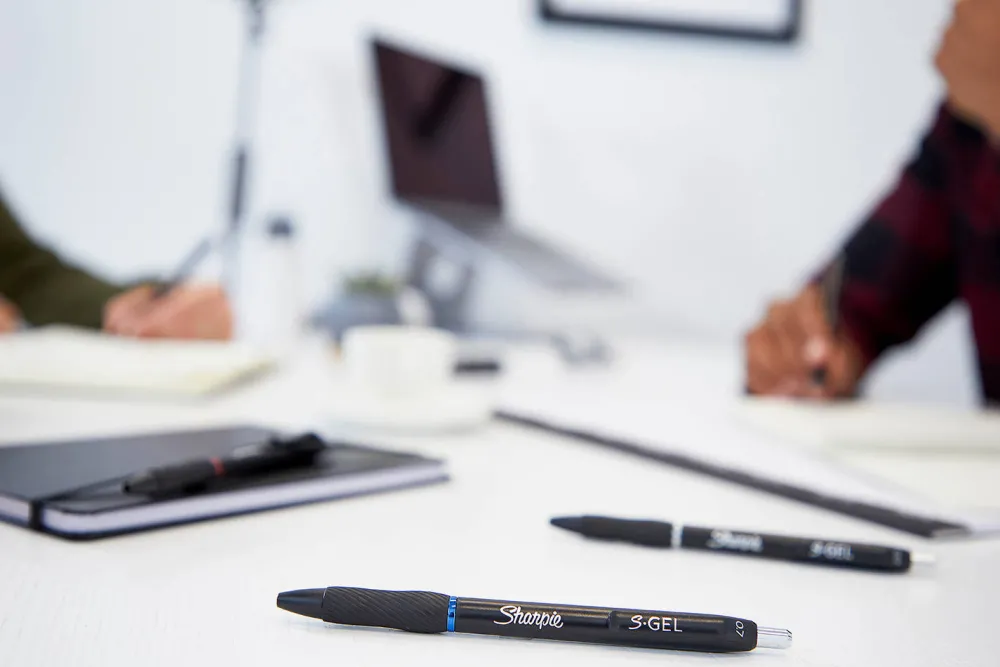 Sharpie Zestaw długopisów żelowych S-Gel - - czarne, 0,7 mm, 3 szt.