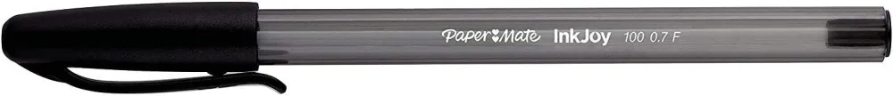 Paper Mate Zestaw długopisów InkJoy 100 - - czarne, 0,7 mm, 5 szt.