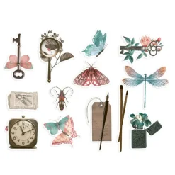 Piatek Trzynastego Zestaw elementów Bits & Pieces - Piątek Trzynastego - Naturalist 13 szt. > Papiery Do Scrapbookingu