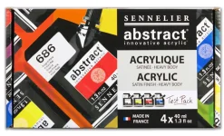 Sennelier Zestaw farb akrylowych Abstract - - 4 x 40 ml