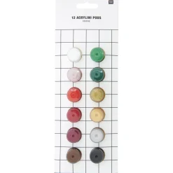 Rico Design Zestaw farb akrylowych Acrylini Festive - - 12 x 3,5 ml