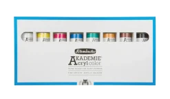 Schmincke Zestaw farb akrylowych Akademie - - 8 kolorów x 60 ml > Farby Akrylowe