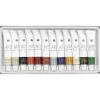 Rico Design Zestaw farb akrylowych ART Earthy Colors - - 12 kolorów x 12 ml > Farby Akrylowe
