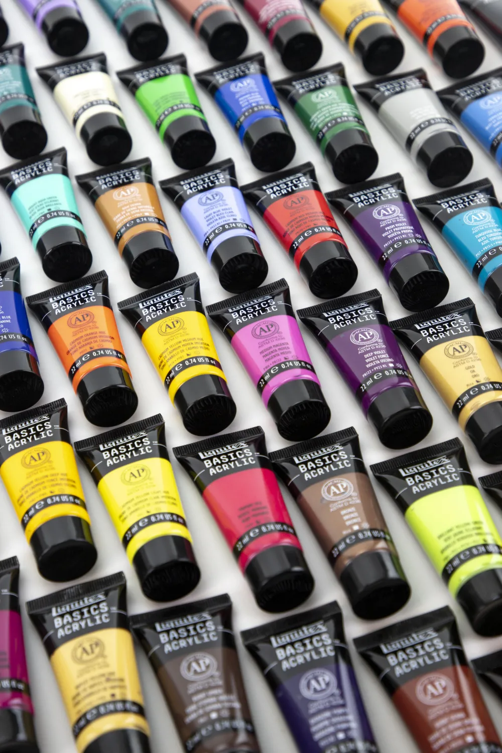 Liquitex Zestaw farb akrylowych Basics Acrylic - - 48 kolorów x 22 ml
