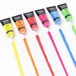 Liquitex Zestaw farb akrylowych Basics Acrylic Fluorescents - - 6 kolorów x 22 ml