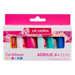 Talens Art Creation Zestaw farb akrylowych, Caribbean - - 6 kolorów x 12 ml ><noscript><img width=