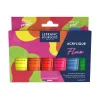 Lefranc & Bourgeois Zestaw farb akrylowych Fluo - - 6 x 20 ml