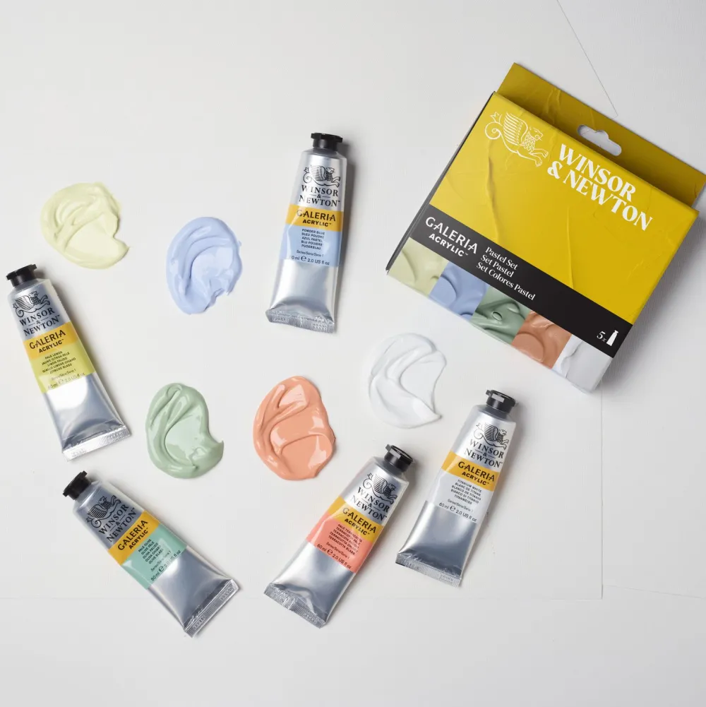 Winsor & Newton Zestaw farb akrylowych Galeria - - Pastel 6 szt. > Farby Akrylowe