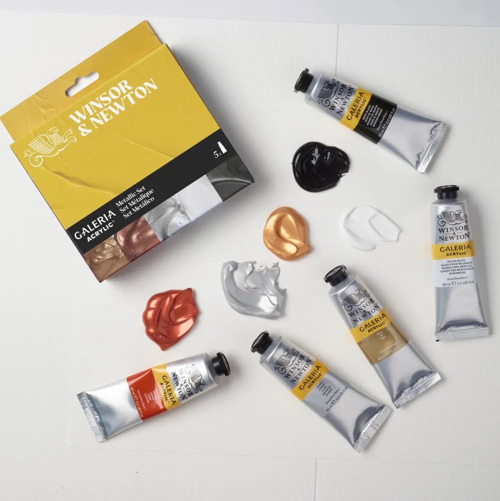 Winsor & Newton Zestaw farb akrylowych Galeria - - CMYK 6 szt. > Farby Akrylowe
