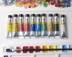 Winsor & Newton Zestaw farb akrylowych Galeria - - 12 ml x 10 szt. > Farby Akrylowe
