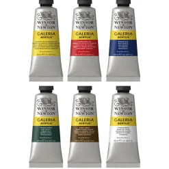 Winsor & Newton Zestaw farb akrylowych Galeria - - 6 kolorów x 60 ml > Farby Akrylowe