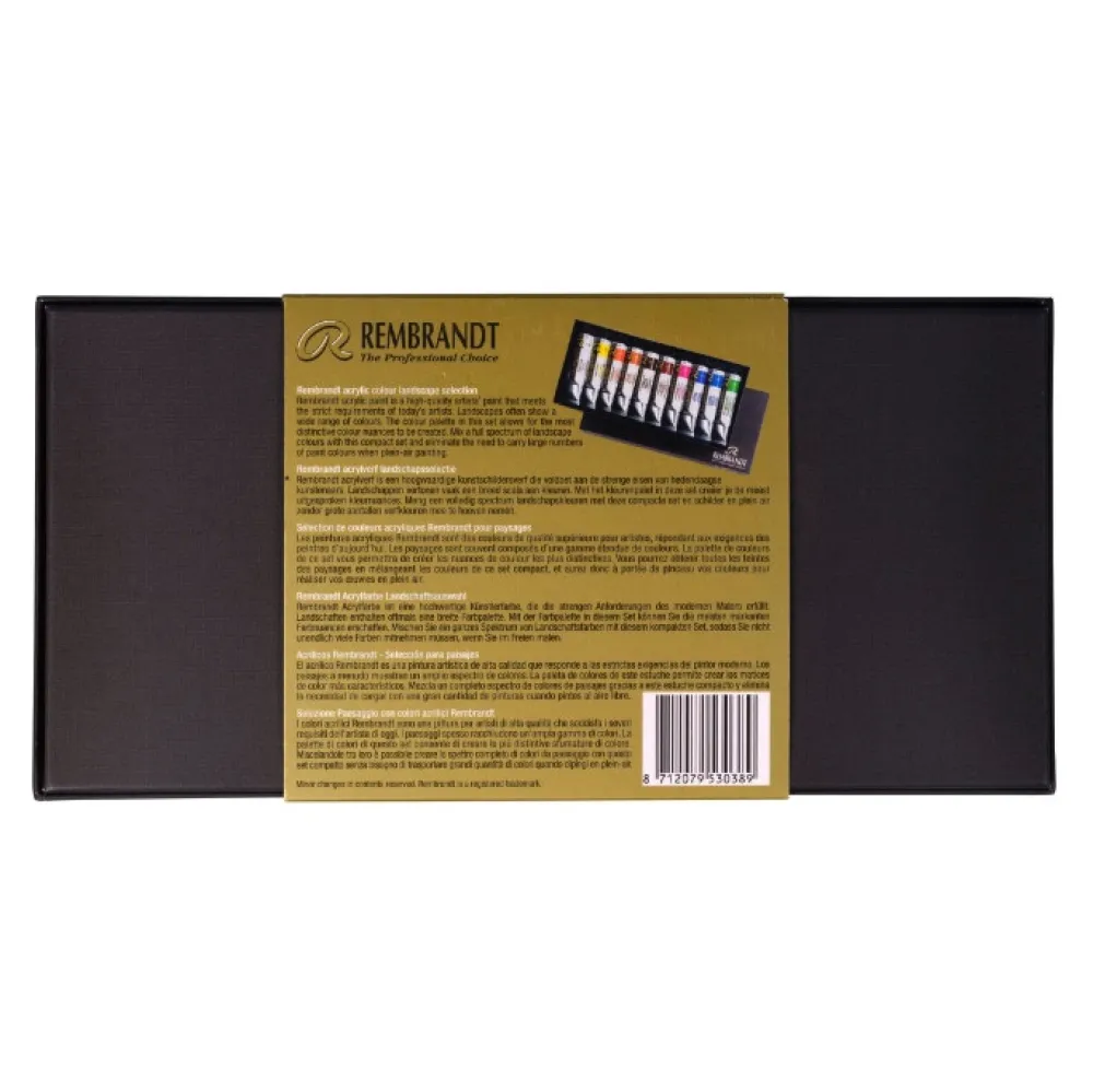 Rembrandt Zestaw farb akrylowych Landscape - - 10 kolorów x 40 ml > Farby Akrylowe