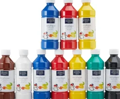 Lefranc & Bourgeois Zestaw farb akrylowych - - 10 x 500 ml