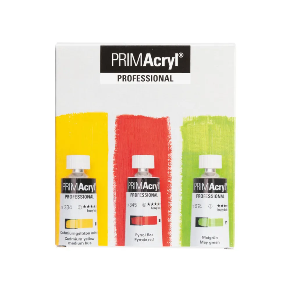 Schmincke Zestaw farb akrylowych PRIMAcryl - - 3 x 35 ml