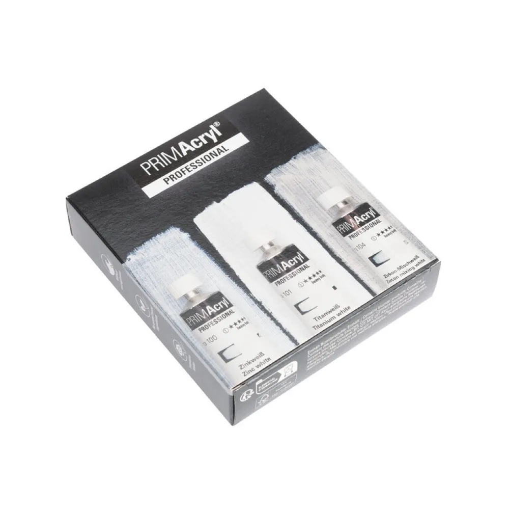 Schmincke Zestaw farb akrylowych PRIMAcryl Black Shades - - 3 x 35 ml > Farby Akrylowe