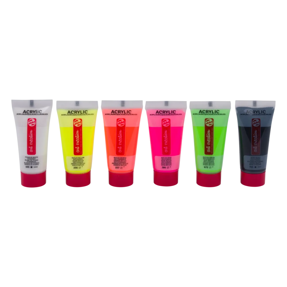Talens Art Creation Zestaw farb akrylowych Reflex - - 6 kolorów x 12 ml