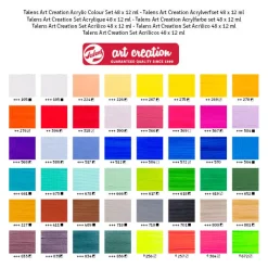 Talens Art Creation Zestaw farb akrylowych - - 48 kolorów x 12 ml