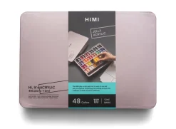 HIMI Zestaw farb akrylowych Twin Cup - - Pearl Pink 48 szt.