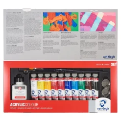 Van Gogh Zestaw farb akrylowych w tubkach - - 10 kolorów x 40 ml