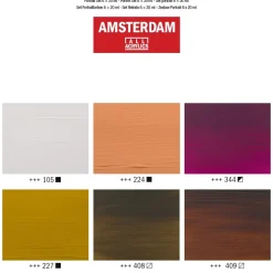 Amsterdam Zestaw farb akrylowych w tubkach - - Portrait, 6 kolorów x 20 ml ><noscript><img width=
