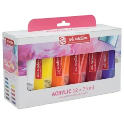 Talens Art Creation Zestaw farb akrylowych w tubkach - - 12 kolorów x 75 ml