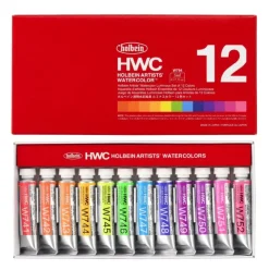 Holbein Zestaw farb akwarelowych Artists’ Watercolor - - Luminous, 12 kolorów x 5 ml