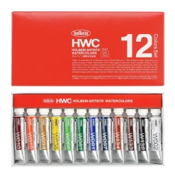 Holbein Zestaw farb akwarelowych Artists’ Watercolor - - 12 kolorów x 5 ml > Farby Akwarelowe