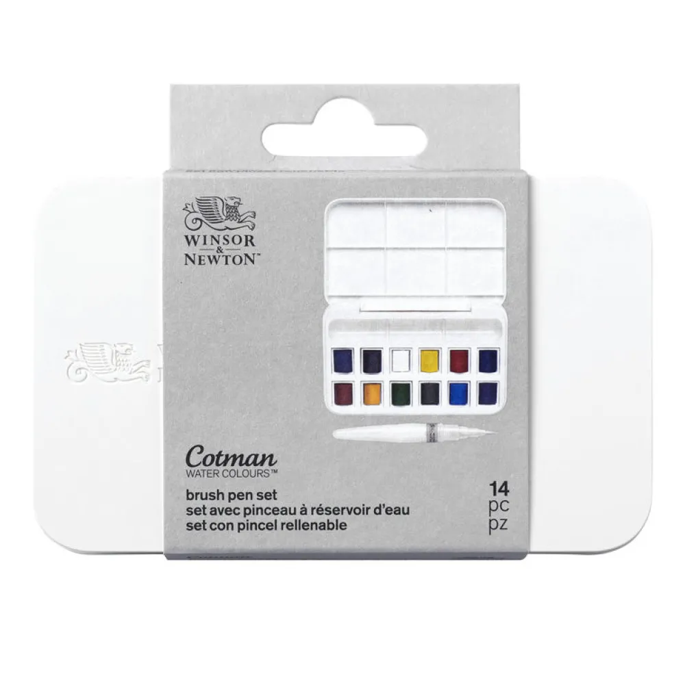 Winsor & Newton Zestaw farb akwarelowych Cotman - - 12 kolorów > Farby Akwarelowe