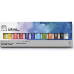 Winsor & Newton Zestaw farb akwarelowych Cotman w tubkach - - 12 kolorów ><noscript><img width=