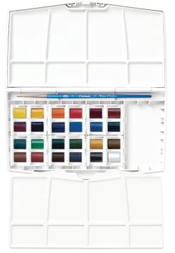 Winsor & Newton Zestaw farb akwarelowych Cotman Mixed Travel - - 20 szt. > Farby Akwarelowe