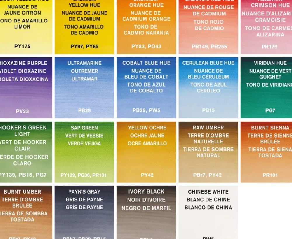 Winsor & Newton Zestaw farb akwarelowych Cotman Mixed Travel - - 20 szt. > Farby Akwarelowe
