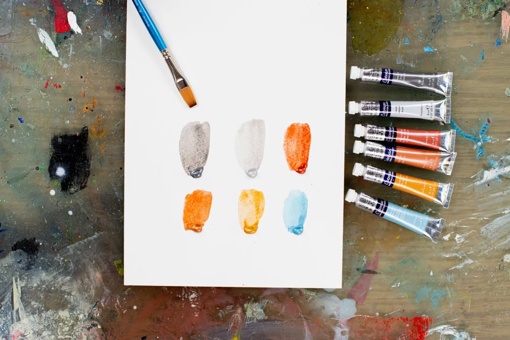 Winsor & Newton Zestaw farb akwarelowych Cotman Metallic - - 6 kolorów x 8 ml