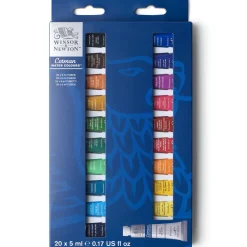 Winsor & Newton Zestaw farb akwarelowych Cotman - - 20 kolorów x 5 ml