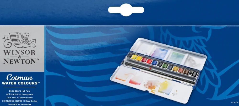 Winsor & Newton Zestaw farb akwarelowych Cotman Studio - - 12 kolorów