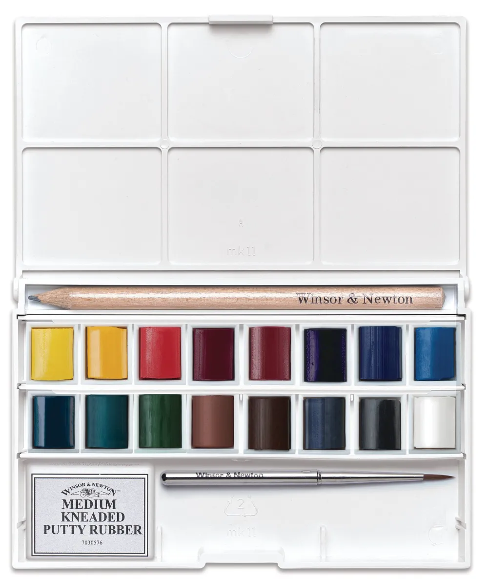 Winsor & Newton Zestaw farb akwarelowych Cotman Deluxe - - 16 kolorów > Farby Akwarelowe