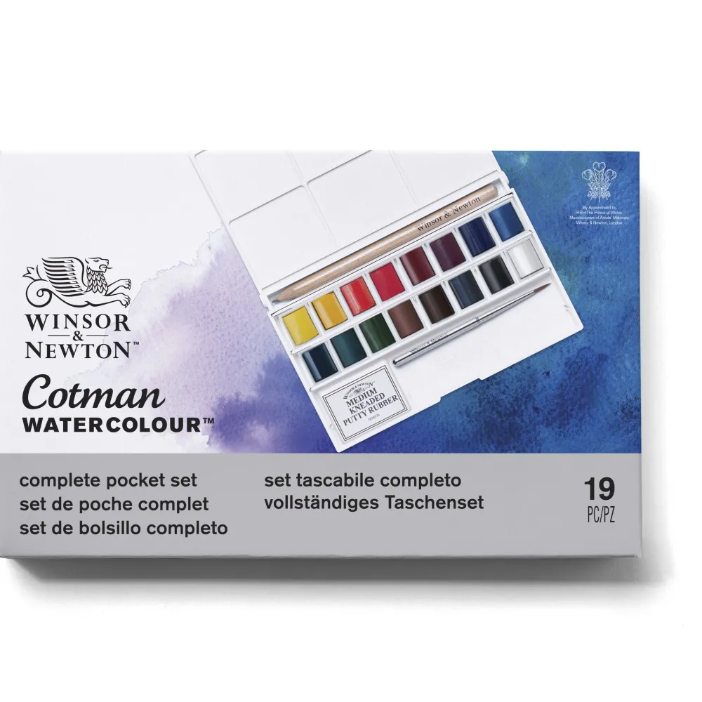 Winsor & Newton Zestaw farb akwarelowych Cotman Deluxe - - 16 kolorów > Farby Akwarelowe