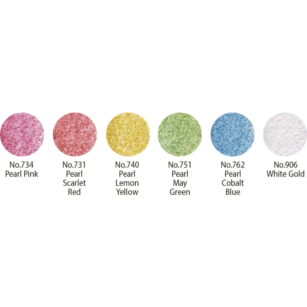 Kuretake Zestaw farb akwarelowych Gansai Tambi - - Gem Colors, 6 szt. > Farby Do Kaligrafii|Farby Akwarelowe
