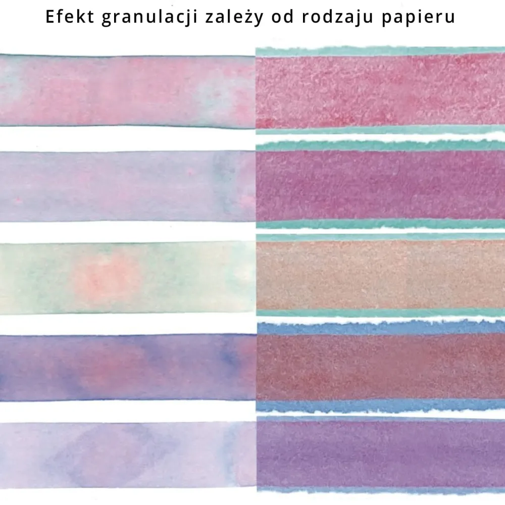 Kuretake Zestaw farb akwarelowych Gansai Tambi Granulating - - 5 kolorów