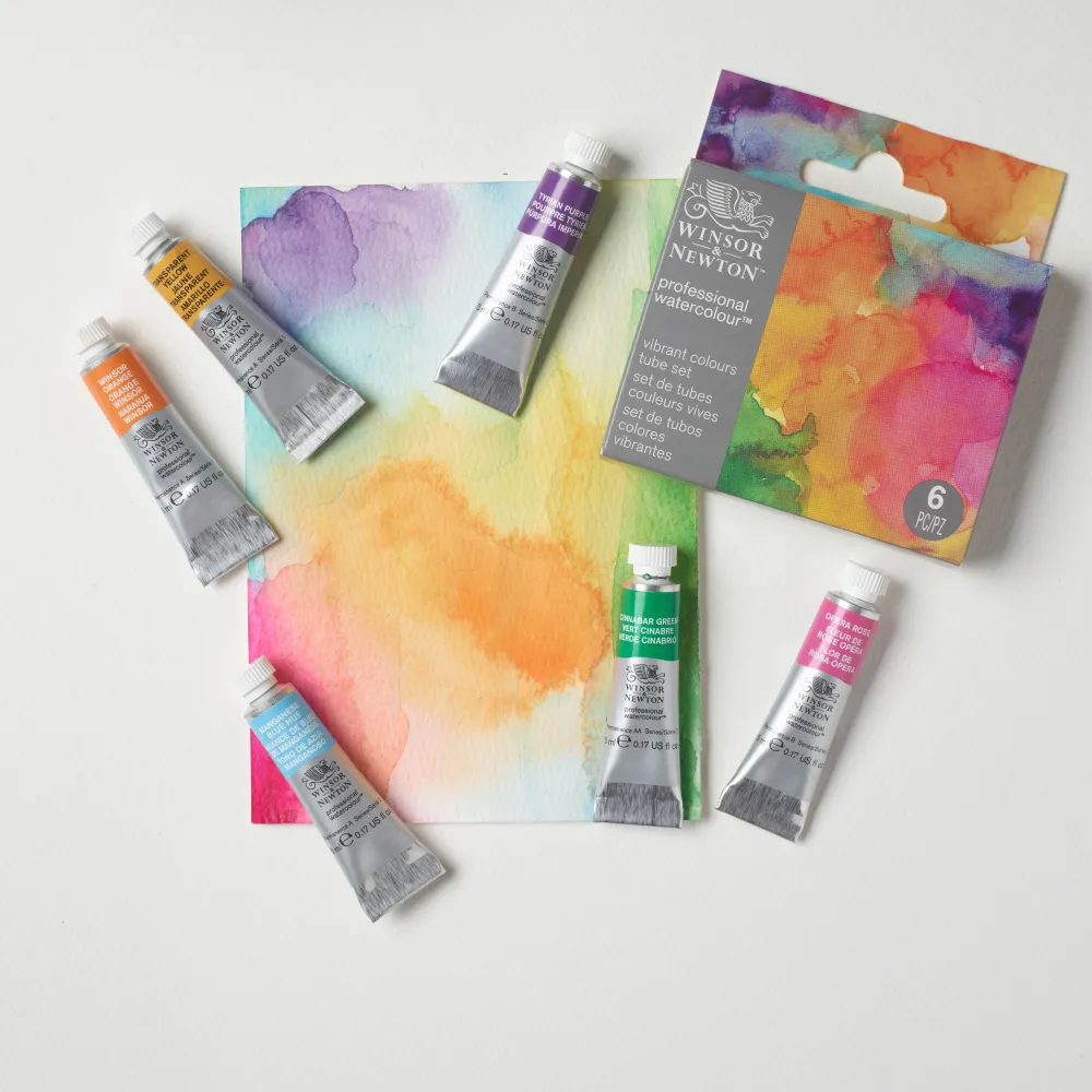 Winsor & Newton Zestaw farb akwarelowych Professional Floral - - 6 kolorów x 5 ml > Farby Akwarelowe