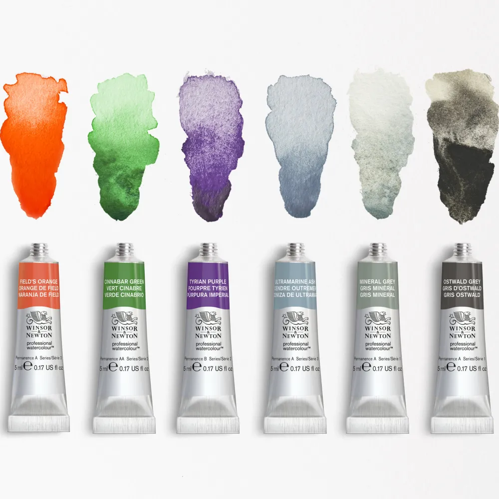 Winsor & Newton Zestaw farb akwarelowych Professional Revival - - 6 kolorów x 5 ml