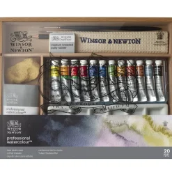 Winsor & Newton Zestaw farb akwarelowych Professional, Tube Studio - - 20 szt. > Farby Akwarelowe