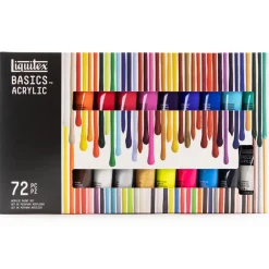 Liquitex Zestaw farb Basics Acrylic - - 72 kolory x 22 ml > Farby Akrylowe
