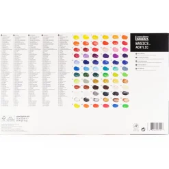 Liquitex Zestaw farb Basics Acrylic - - 72 kolory x 22 ml ><noscript><img width=