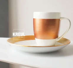 Kreul Zestaw farb do szkła i porcelany - - Metallic, 6 kolorów x 20 ml