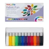 Pentel Zestaw farb do tkanin Fabric Fun - - 12 kolorów x 6 ml > Farby I Pisaki Do Tkanin